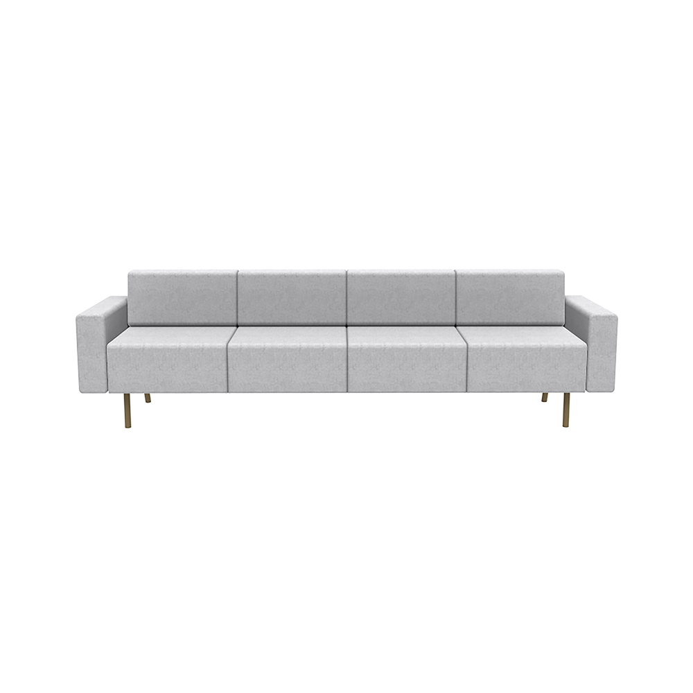 Exchange Four-Seater Bench | Allseating