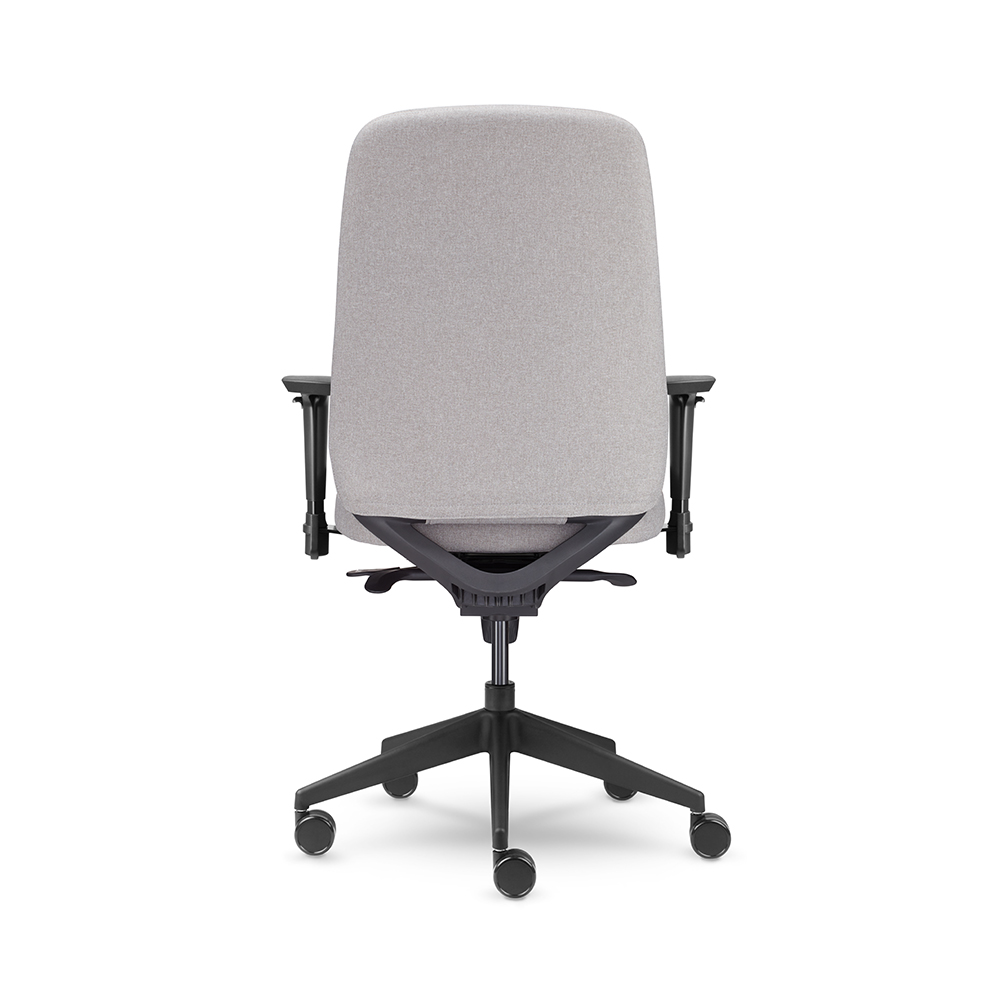 L1 Plus, Highback, T2 Arm, Upholstered, Back View