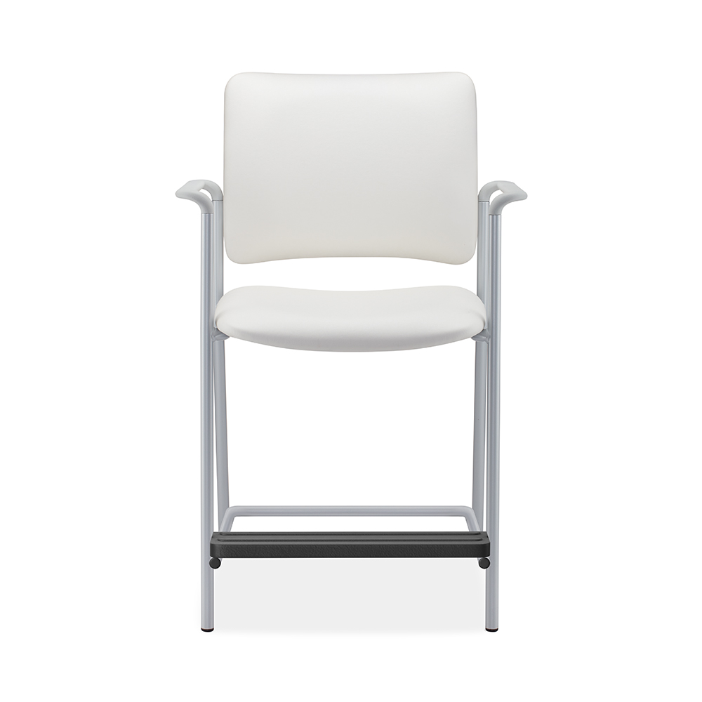 Rainbow Hip Chair, Silver, Front View