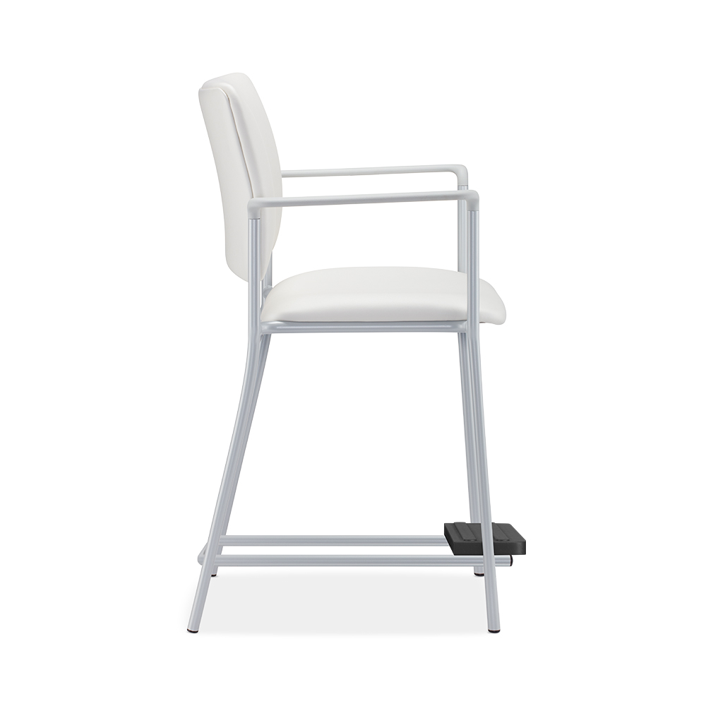 Rainbow Hip Chair, Silver, Side View